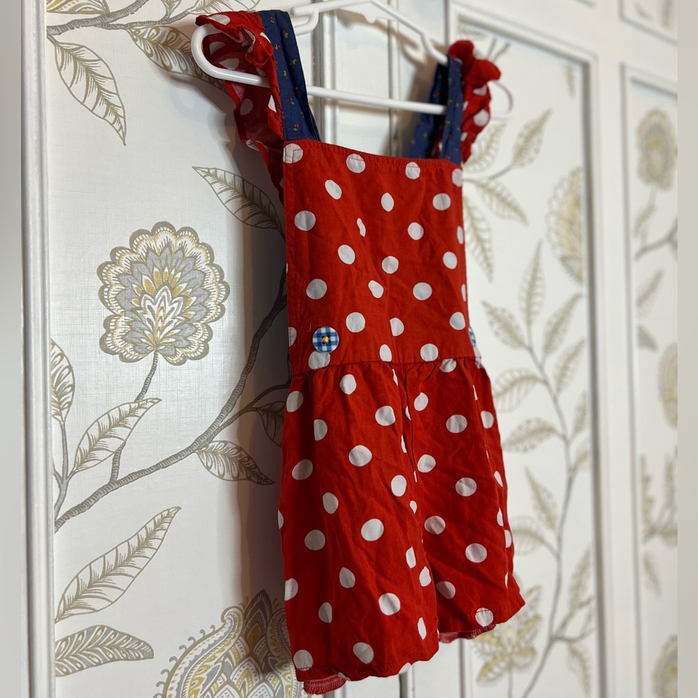 Matilda Jane Red Polka Dot Romper